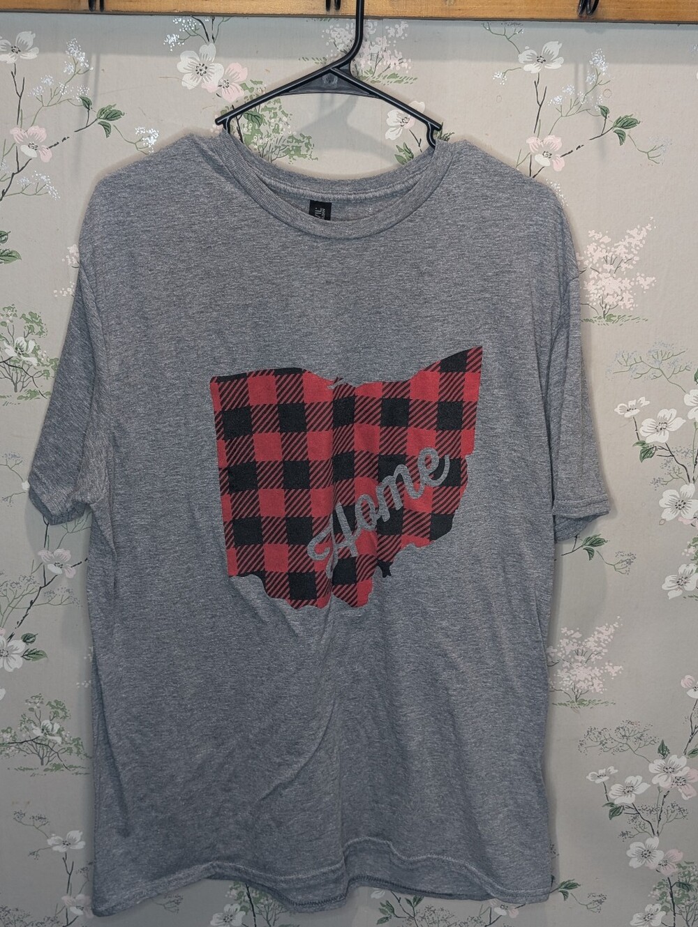 Ohio buffalo plaid T-shirt